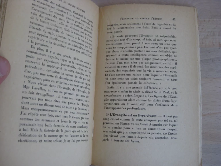L’évangile au cercles d’études - J. Duperray
