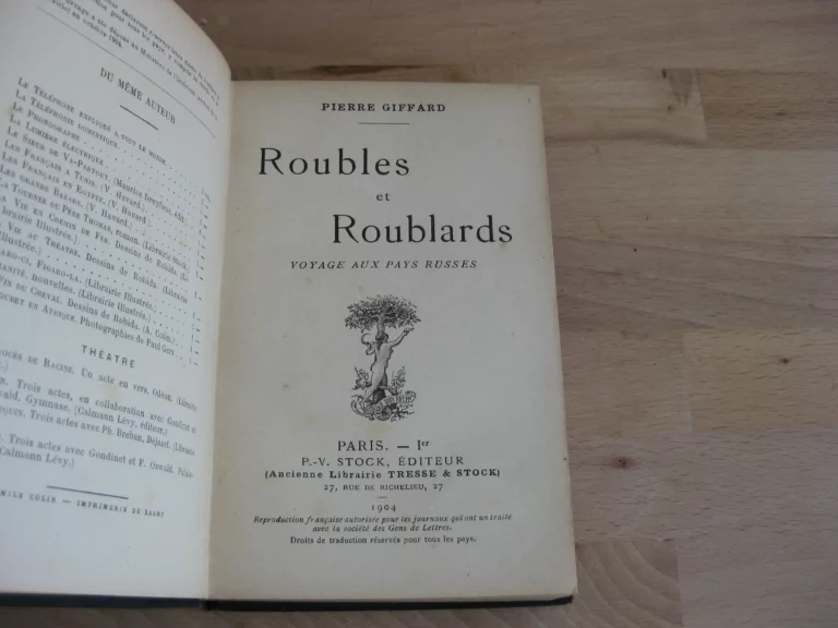 Roubles et roublards. Voyage aux pays russes - Première édition