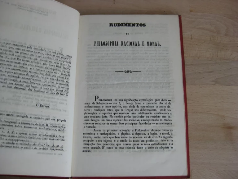 Rudimentos de philosophia racional e moral - Manoel Carneiro. Édition originale Rudimentos de philosophia racional e moral - Manoel Carneiro. Édition originale