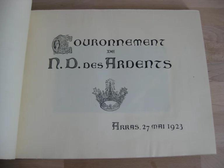 Couronnement de Notre-Dame des Ardents. Arras, 27 mai 1923