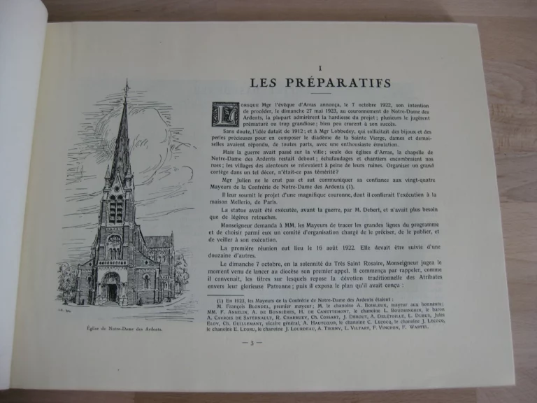 Couronnement de Notre-Dame des Ardents. Arras, 27 mai 1923