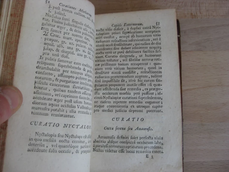 Curationes morborum 2 tomes, complet - Jacques Lazerme Curationes morborum 2 tomes, complet - Jacques Lazerme