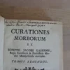 Curationes morborum 2 tomes, complet - Jacques Lazerme Curationes morborum 2 tomes, complet - Jacques Lazerme