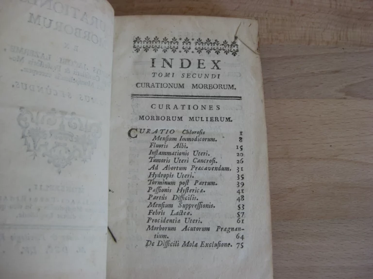 Curationes morborum 2 tomes, complet - Jacques Lazerme Curationes morborum 2 tomes, complet - Jacques Lazerme