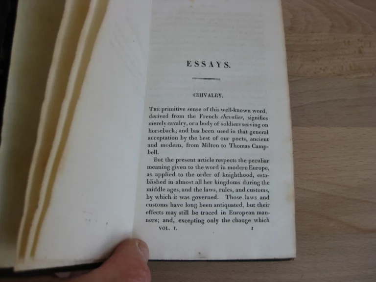 Essays, Sir Walter Scott Essays, Sir Walter Scott