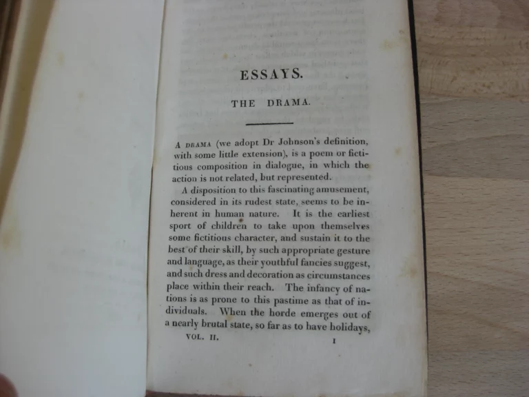 Essays, Sir Walter Scott Essays, Sir Walter Scott