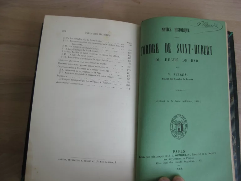 La rage & Saint-Hubert. Suivi de Notice historique sur l’Ordre de Saint-Hubert du duché de Bar La rage & Saint-Hubert. Suivi de Notice historique sur l’Ordre de Saint-Hubert du duché de Bar