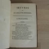Œuvres du Chevalier Boufflers, 4 volumes, complet Œuvres du Chevalier Boufflers, 4 volumes, complet