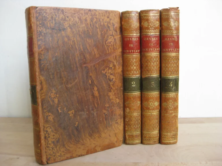 Œuvres du Chevalier Boufflers, 4 volumes, complet Œuvres du Chevalier Boufflers, 4 volumes, complet