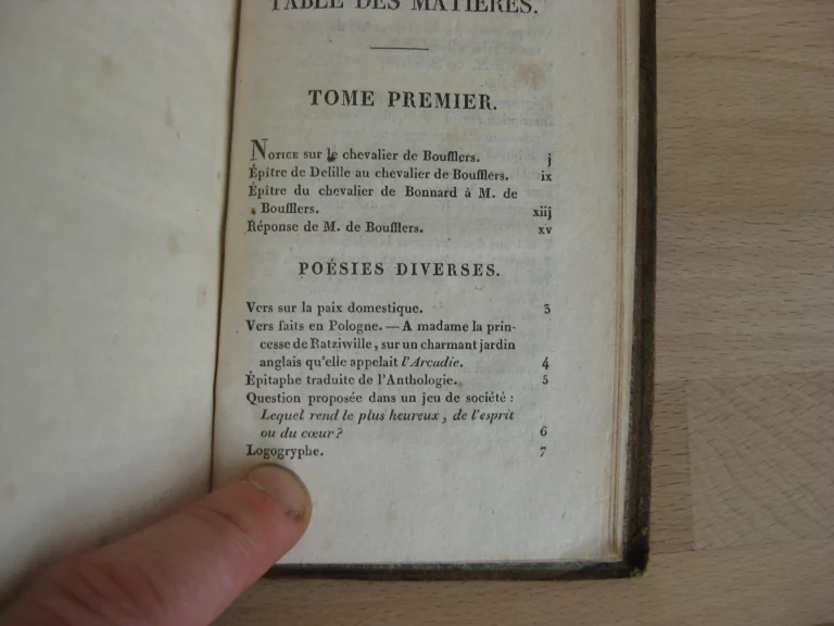 Œuvres du Chevalier Boufflers, 4 volumes, complet Œuvres du Chevalier Boufflers, 4 volumes, complet