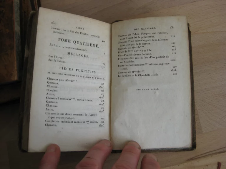 Œuvres du Chevalier Boufflers, 4 volumes, complet Œuvres du Chevalier Boufflers, 4 volumes, complet