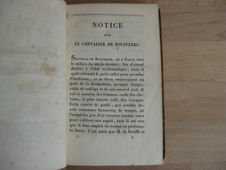 Œuvres du Chevalier Boufflers, 4 volumes, complet Œuvres du Chevalier Boufflers, 4 volumes, complet