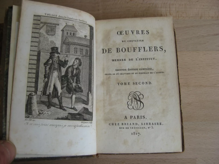 Œuvres du Chevalier Boufflers, 4 volumes, complet Œuvres du Chevalier Boufflers, 4 volumes, complet