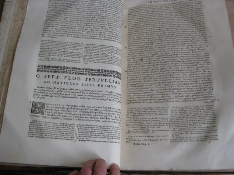 Q. Septimii Florentis Tertulliani Opera - 1664 Q. Septimii Florentis Tertulliani Opera - 1664