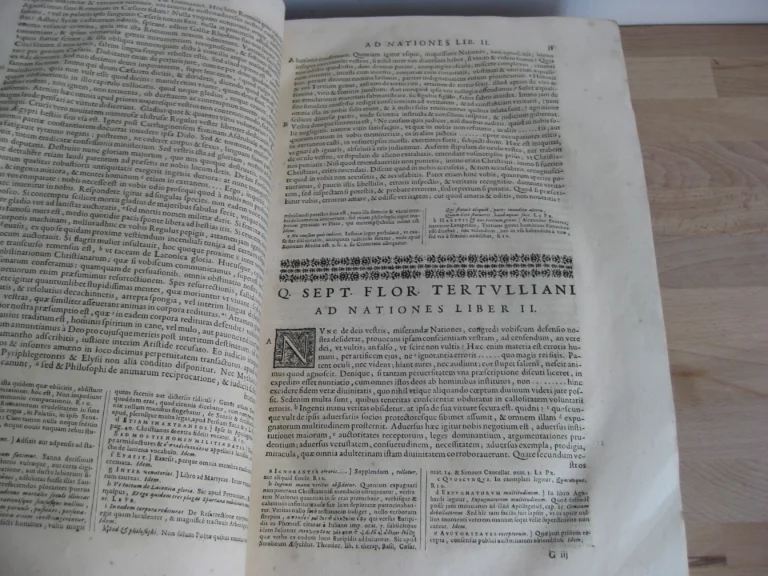 Q. Septimii Florentis Tertulliani Opera - 1664 Q. Septimii Florentis Tertulliani Opera - 1664