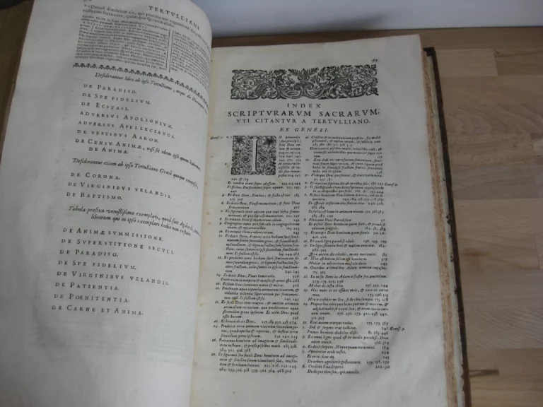 Q. Septimii Florentis Tertulliani Opera - 1664 Q. Septimii Florentis Tertulliani Opera - 1664