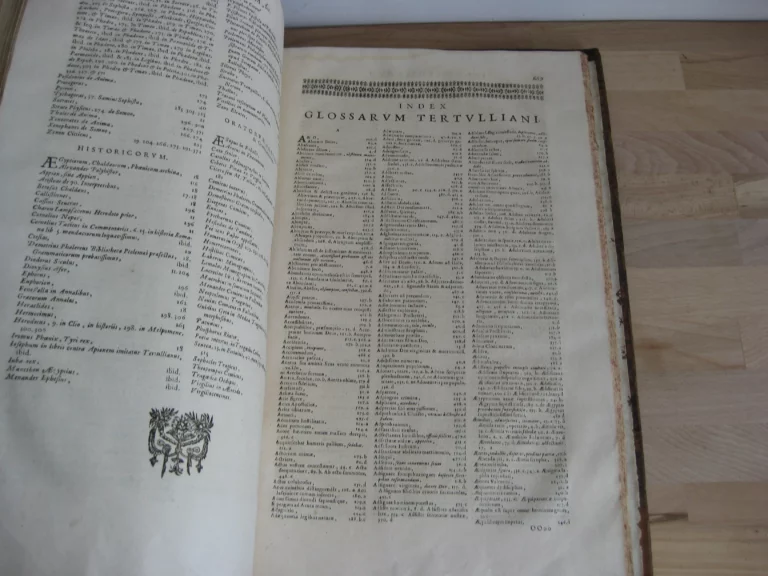 Q. Septimii Florentis Tertulliani Opera - 1664 Q. Septimii Florentis Tertulliani Opera - 1664
