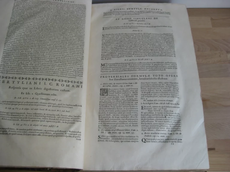 Q. Septimii Florentis Tertulliani Opera - 1664 Q. Septimii Florentis Tertulliani Opera - 1664