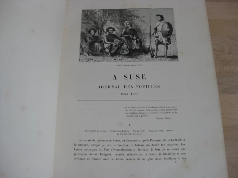 À Suze. Journal des fouilles. 1884 -1886 - Mme Jane Dieulafoy À Suze. Journal des fouilles. 1884 -1886 - Mme Jane Dieulafoy