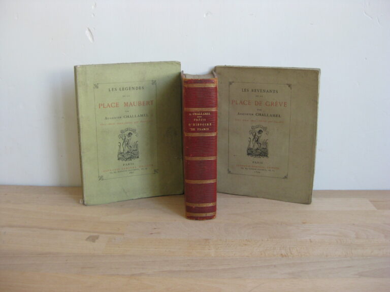 Augustin Challamel, 3 œuvres dont Histoire de France Augustin Challamel, 3 œuvres dont Histoire de France
