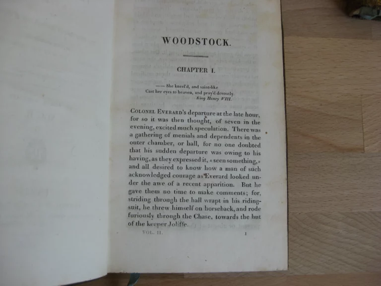 Woodstock or, The Cavalier, a tale. Sir Walter Scott