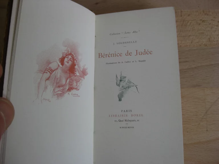 Bérénice de Judée - J. Soldanelle - Illustrations de Calbet et Marold