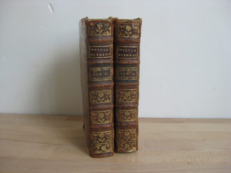 Compendium Elementorum Matheseos Universae in usum studiosae juventutis adornatum. 2 tomes complet