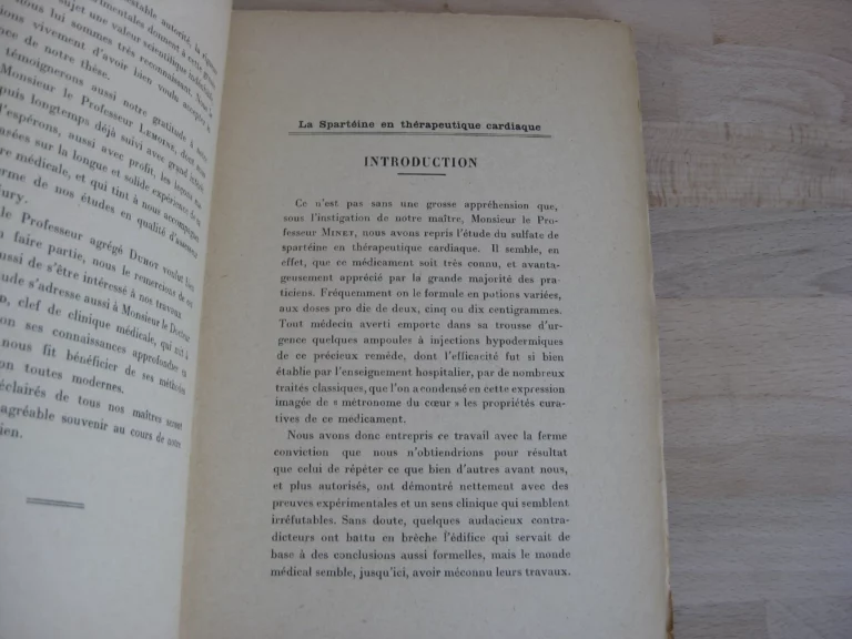 De la spartéine en thérapeutique cardiaque - Dr. Henry Bulteau De la spartéine en thérapeutique cardiaque - Dr. Henry Bulteau