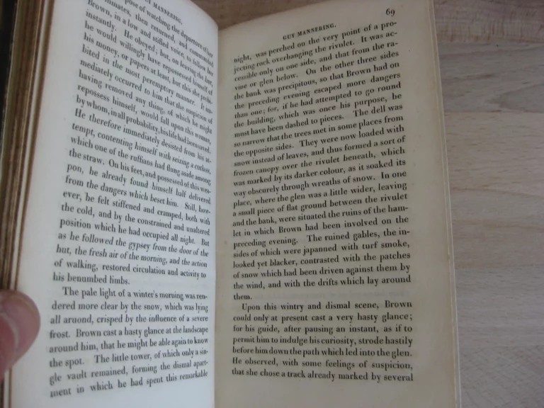 Guy Mannering or, The Astrologer, 3 tomes. Sir Walter Scott Guy Mannering or, The Astrologer, 3 tomes. Sir Walter Scott