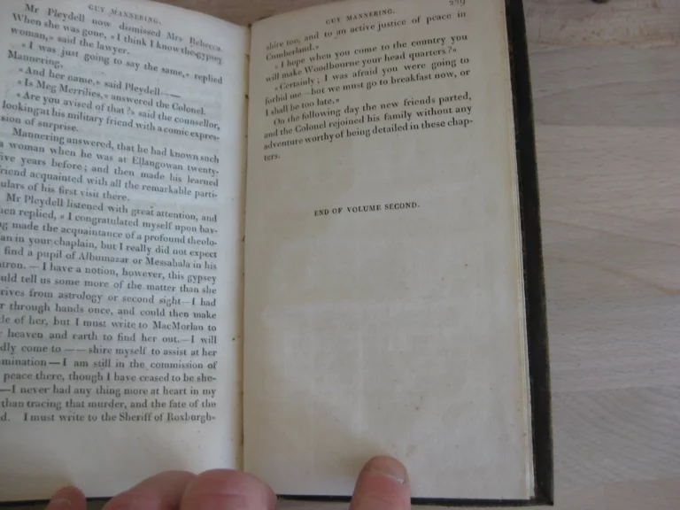 Guy Mannering or, The Astrologer, 3 tomes. Sir Walter Scott Guy Mannering or, The Astrologer, 3 tomes. Sir Walter Scott