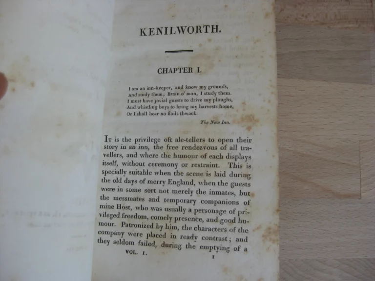 Kenilworth, a romance. Sir Walter Scott