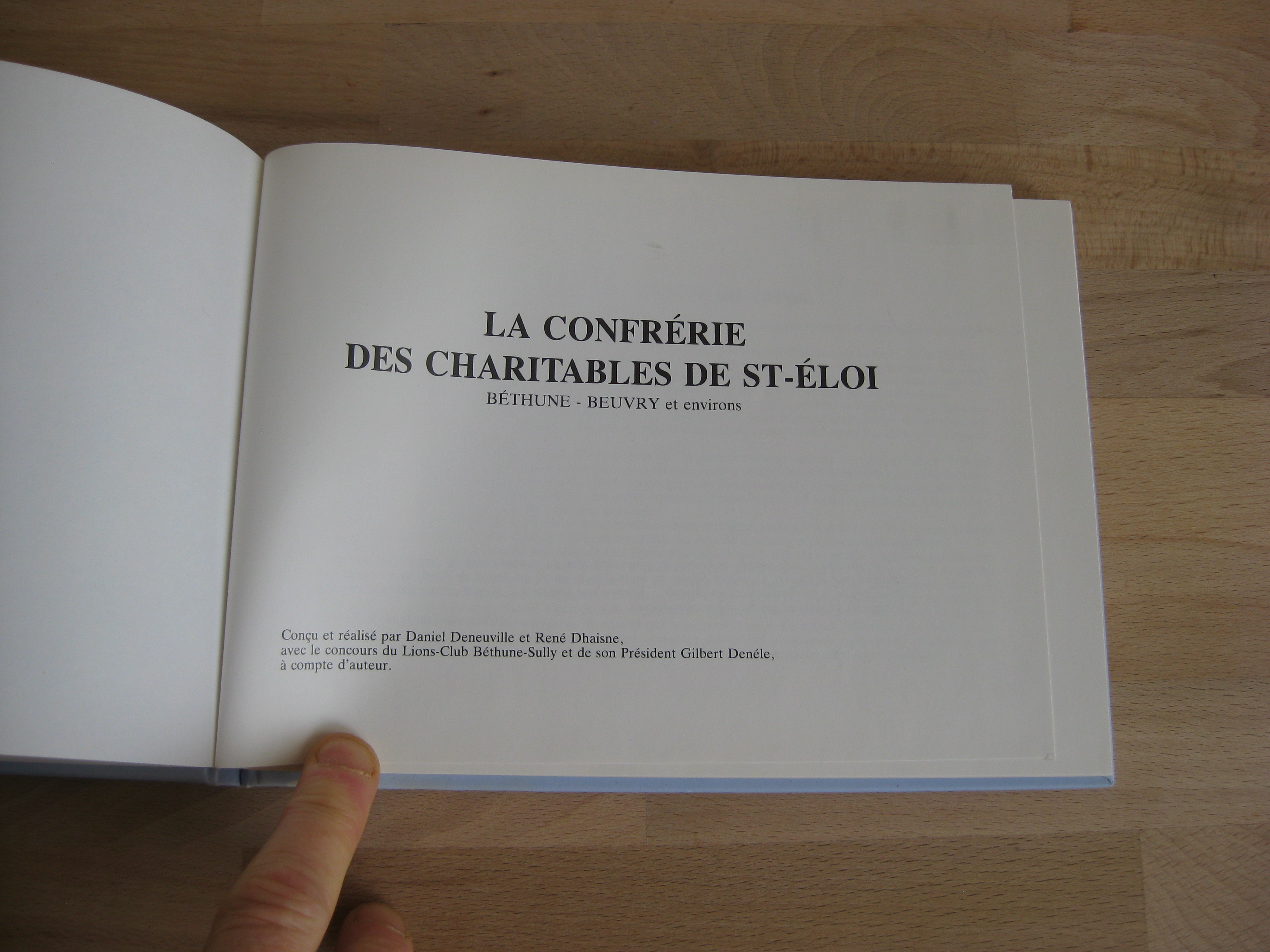 La Confrérie des Charitables. Béthune - Beuvry et environs