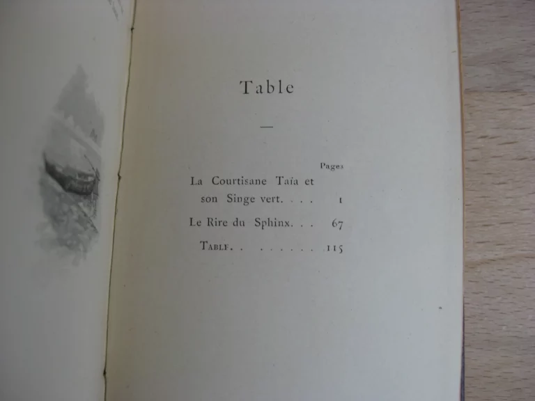 La courtisane Taiä et son singe vert. Suivi de Le rire du Sphinx La courtisane Taiä et son singe vert. Suivi de Le rire du Sphinx