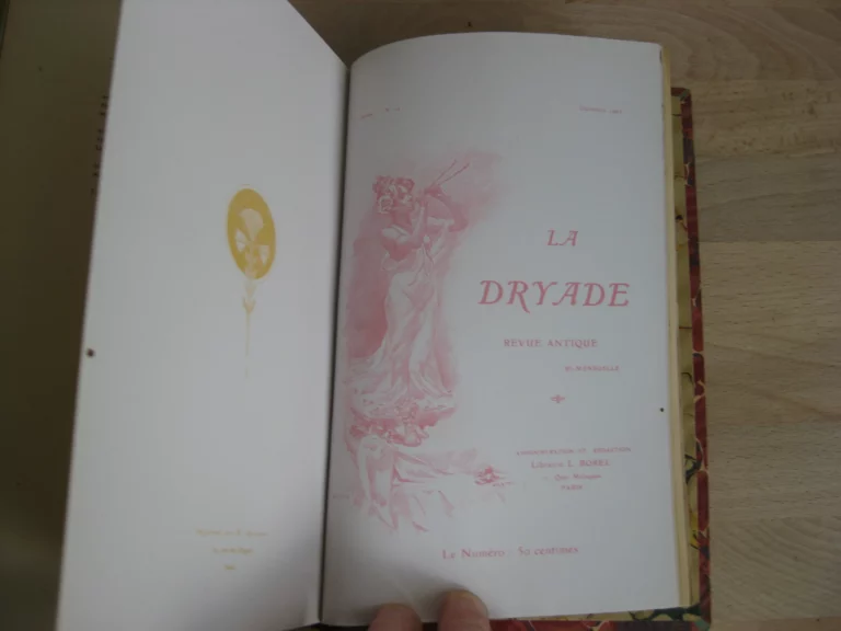La Dryade. 1ère année 1903. Complète. N°1 à 24 La Dryade. 1ère année 1903. Complète. N°1 à 24
