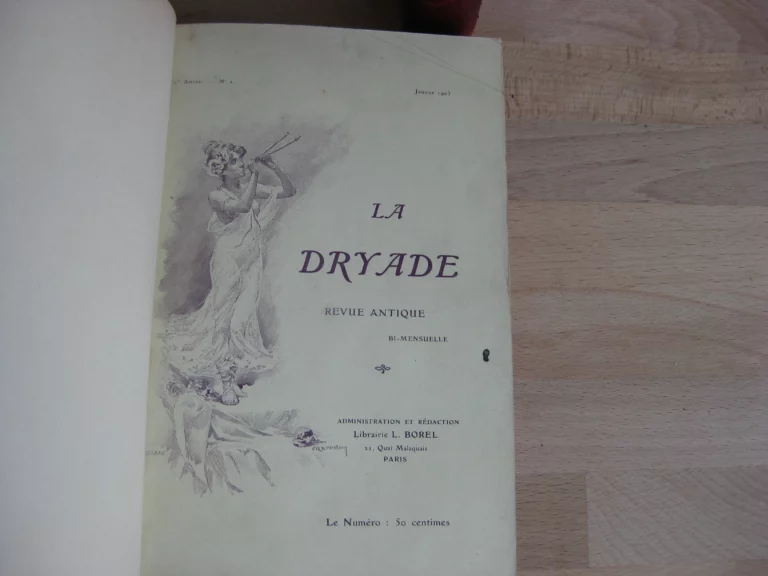 La Dryade. 1ère année 1903. Complète. N°1 à 24 La Dryade. 1ère année 1903. Complète. N°1 à 24