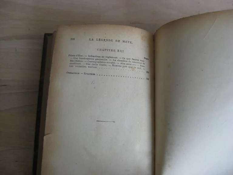 La légende de Metz, Le Comte D'Hérisson La légende de Metz, Le Comte D'Hérisson