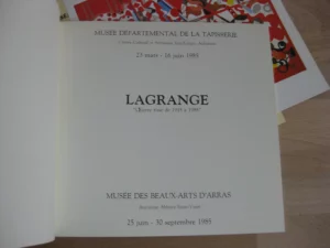 Lagrange, Oeuvre tissée, de 1945 À 1985 Lagrange, Oeuvre tissée, de 1945 À 1985
