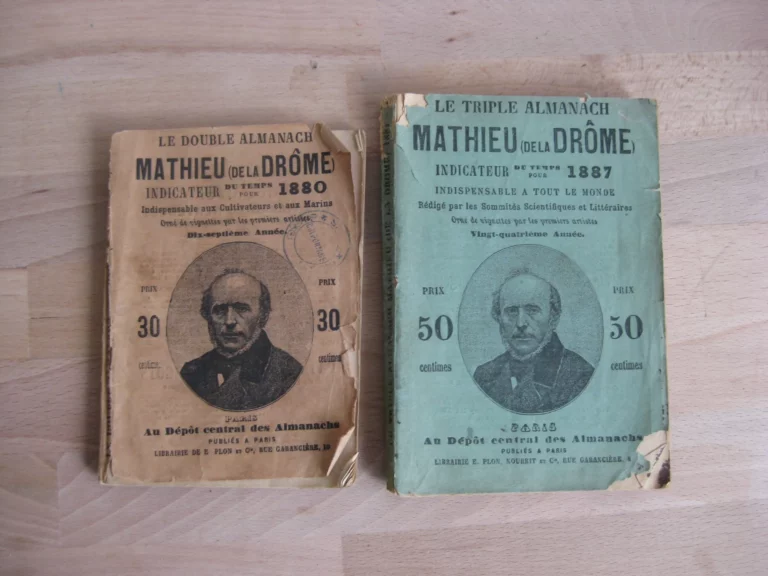 Le double Almanach Mathieu / Le triple Almanach Mathieu (de la Drôme), 2 vols.
