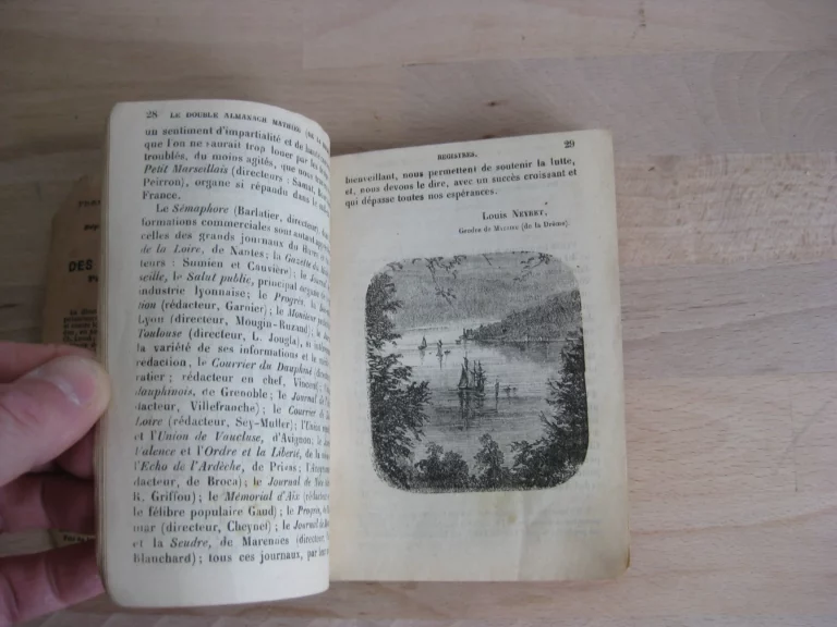 Le double Almanach Mathieu / Le triple Almanach Mathieu (de la Drôme), 2 vols.