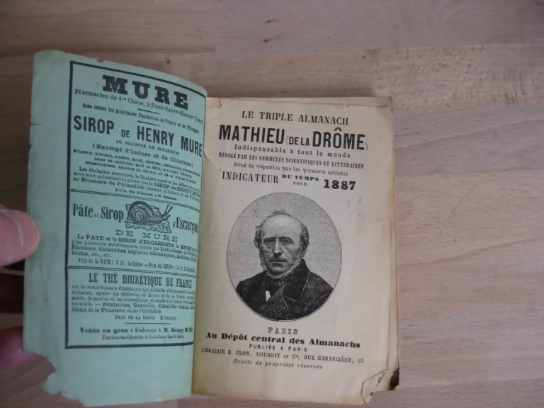 Le double Almanach Mathieu / Le triple Almanach Mathieu (de la Drôme), 2 vols.