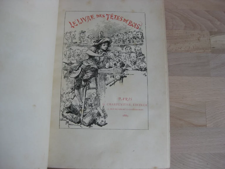 Le Livre des têtes de bois - Saint-Juirs (René Delorme, dit) - Signé