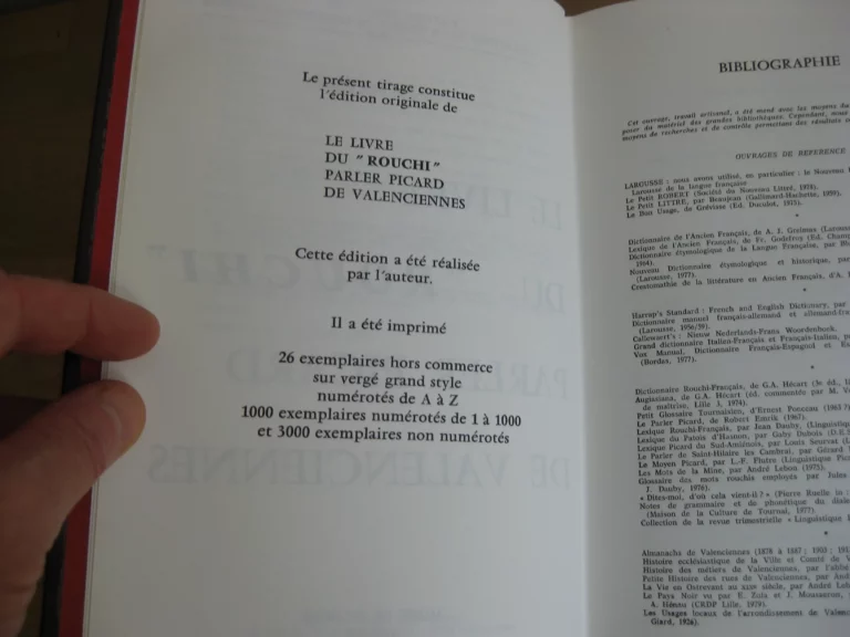 Le Livre du rouchi, parler picard de Valenciennes, Jean Dauby