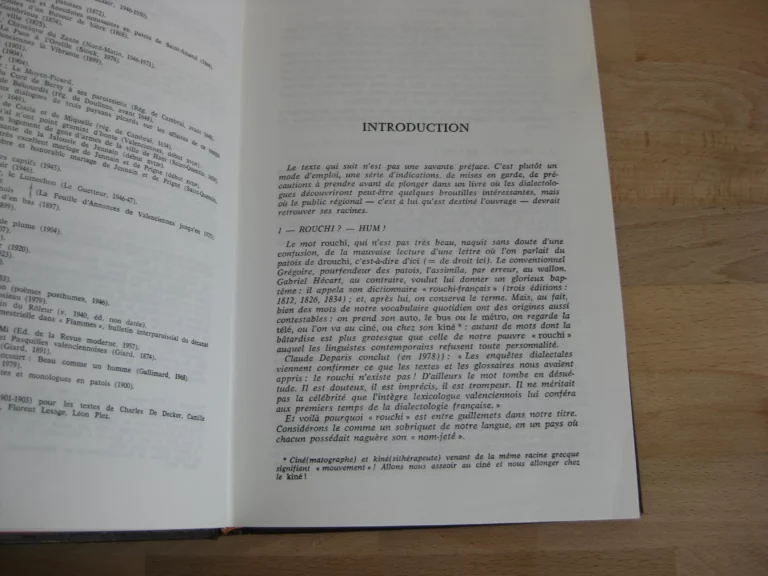 Le Livre du rouchi, parler picard de Valenciennes, Jean Dauby