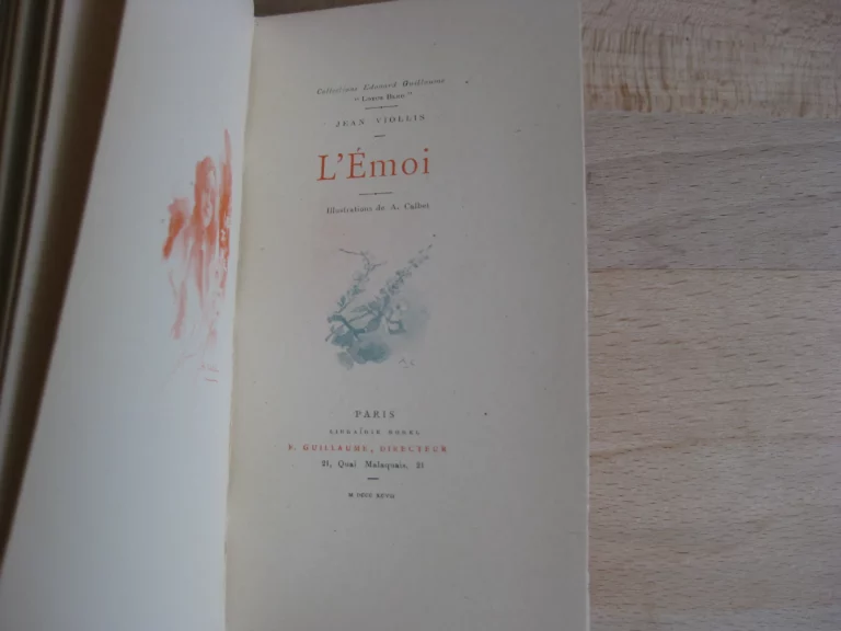 L'’émoi, Jean Viollis - Illustrations de Calbet L'’émoi, Jean Viollis - Illustrations de Calbet