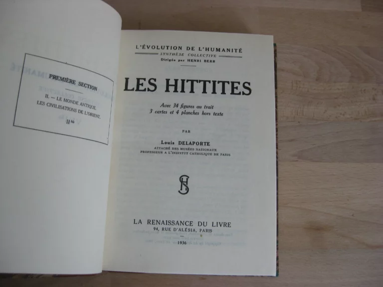 Les Hittites - Louis Delaporte Les Hittites - Louis Delaporte