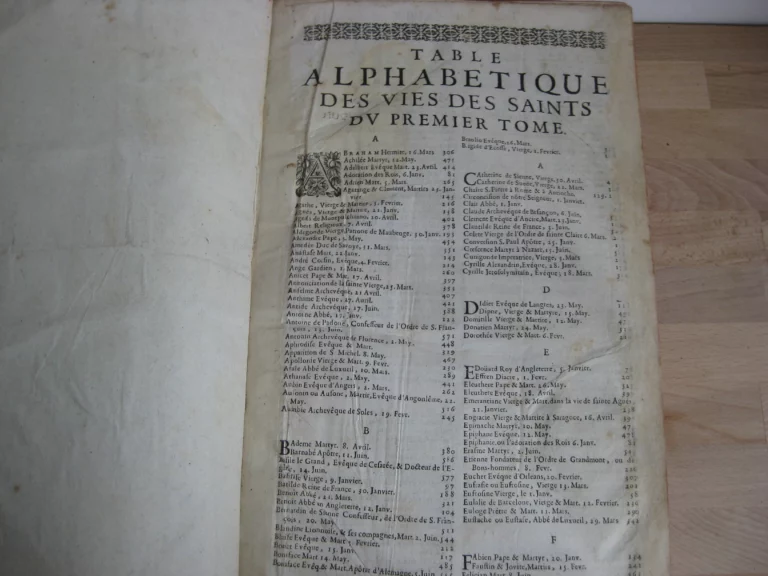 Les Nouvelles fleurs des vies des saints, et fêtes de l’année Les Nouvelles fleurs des vies des saints, et fêtes de l’année