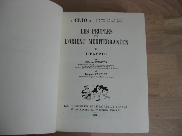 Les peuples de l’orient méditerranéen, 2 tomes Les peuples de l’orient méditerranéen, 2 tomes