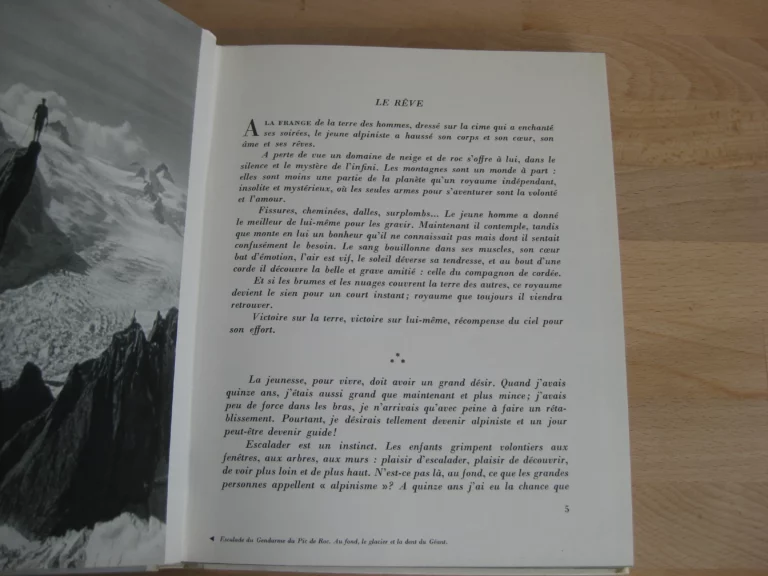 Neige et roc. Gaston Rebuffat, édition originale signée Neige et roc. Gaston Rebuffat, édition originale signée