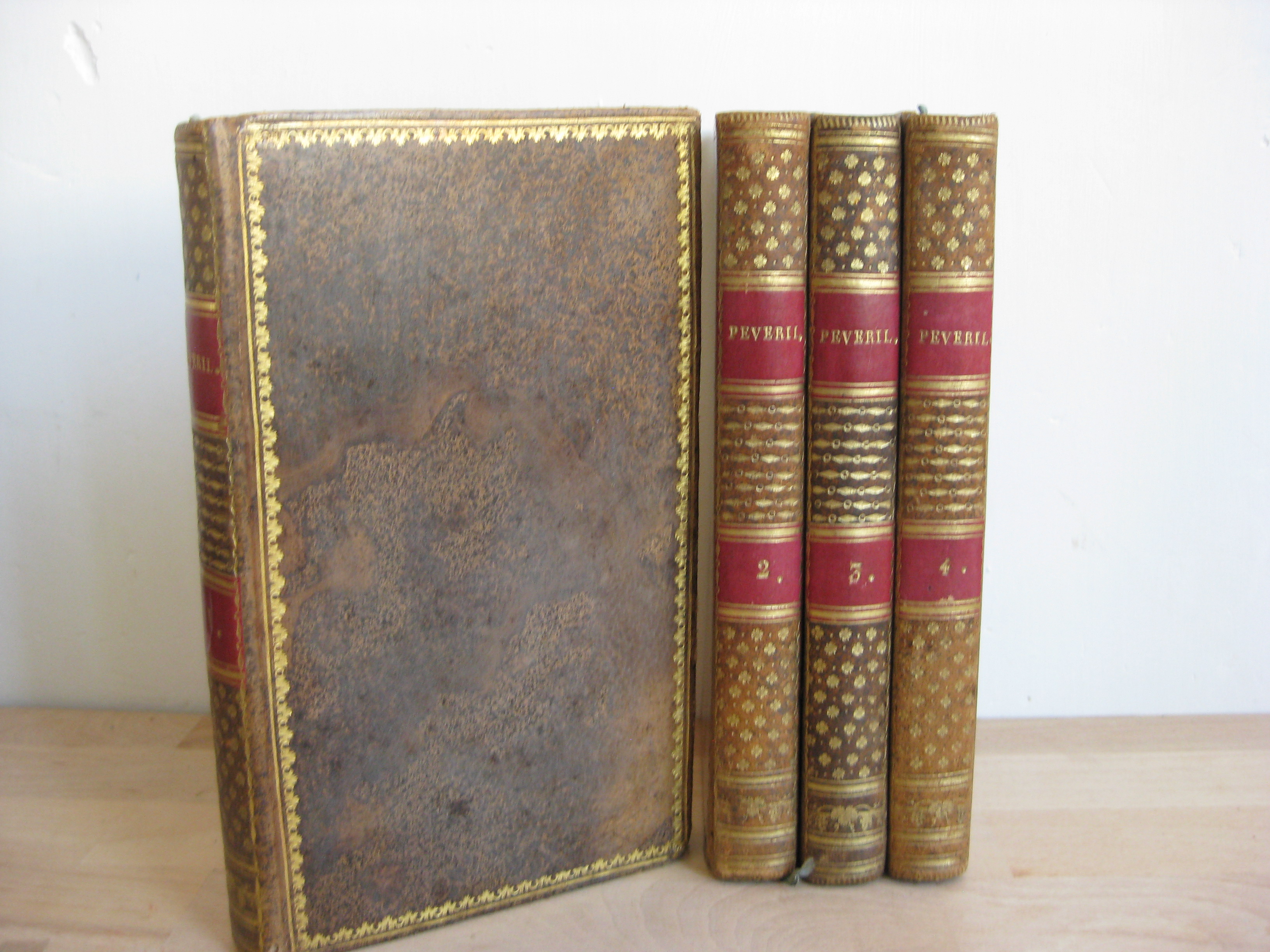 Peveril of the Peak, 4 tomes.  Sir Walter Scott