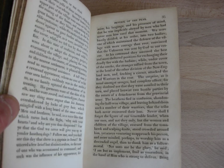 Peveril of the Peak, 4 tomes.  Sir Walter Scott